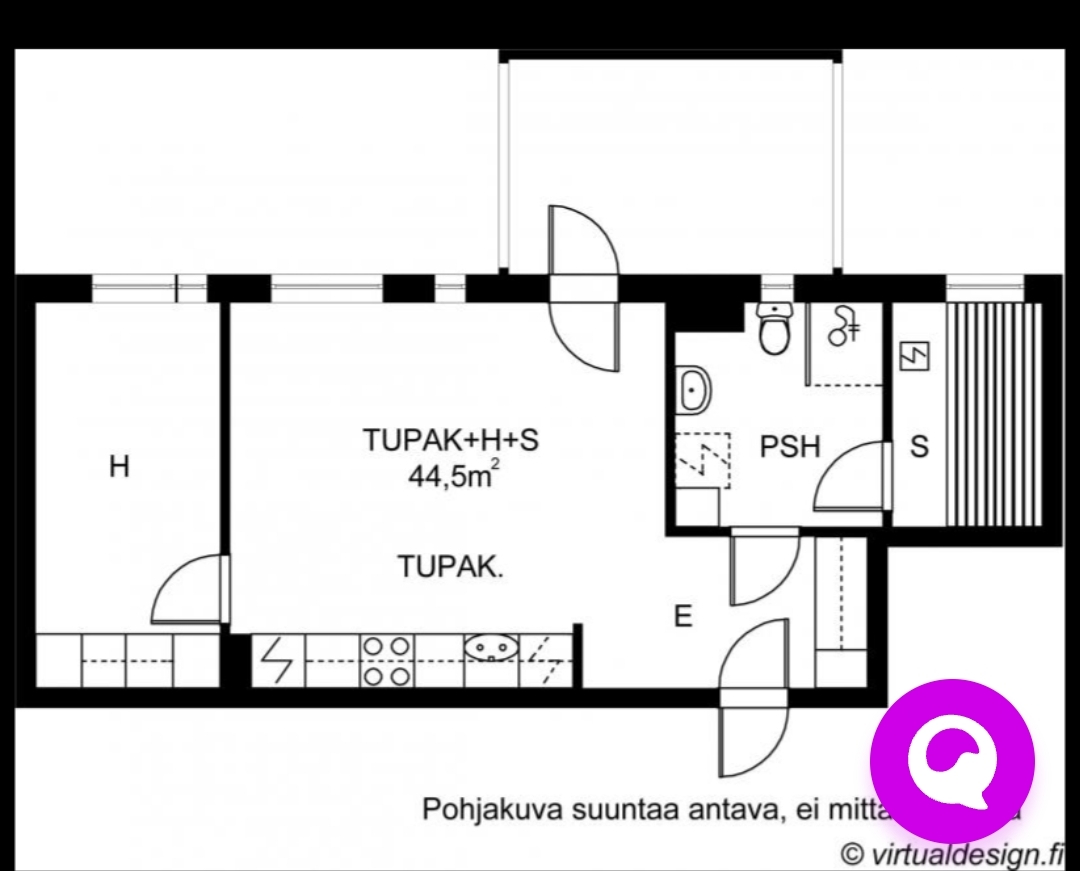 Laulunmaankatu 16 A 8, Tampere, Muotiala