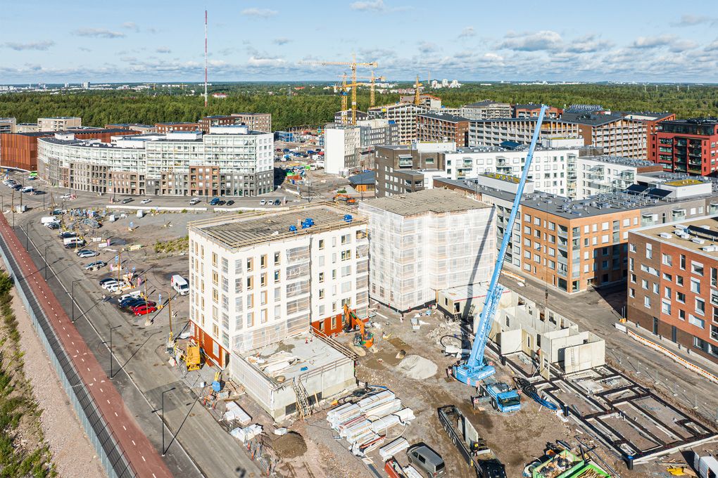 Asuntosäätiön asumisoikeuskohde Kuormakatu 6  Pohjois-Pasilassa Helsingissä.